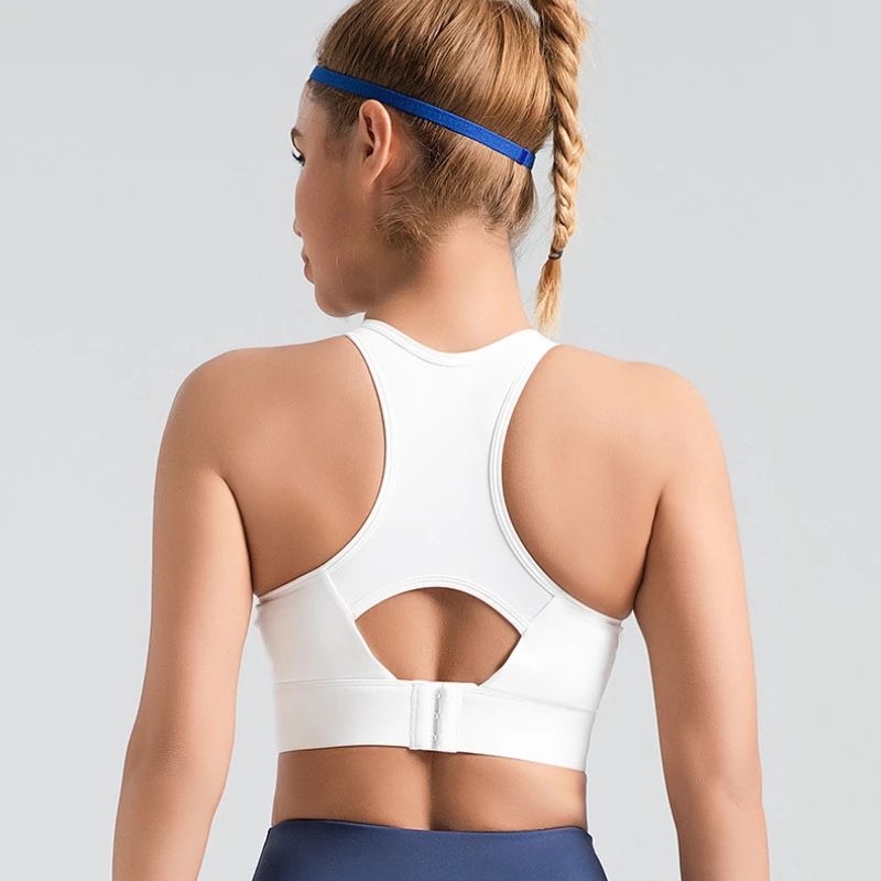 Women Sport Bra Yoga Bra Gym Bras High Impact Crop Top Push Up Bras Gym Workout Tank Tops Mesh Back Underwear Ladies Bralette