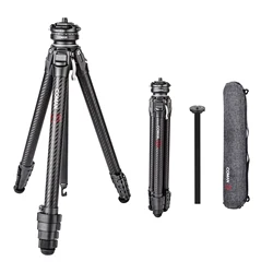 COMAN Zero F38 Professional Dslr Camera Tripod Carbon Fiber Lightweight Travel Tripod For Film making Smartphone Maxload 39.6lbs