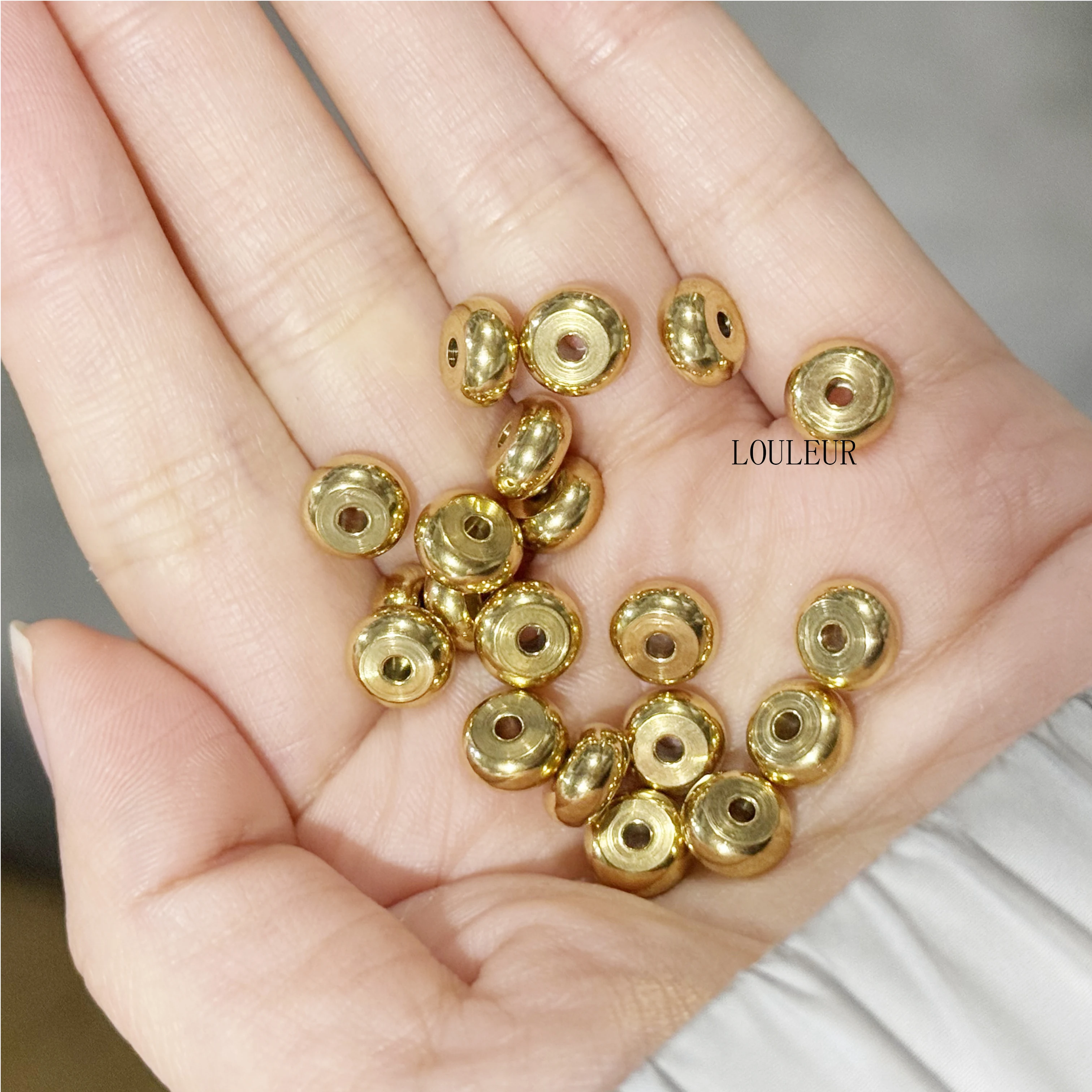 50 Ciondoli Rotondi In Acciaio Inox Da 12 Mm: Basi Per Gioielli Fai Da Te, Cabochon, Resina, Personalizzati - 5