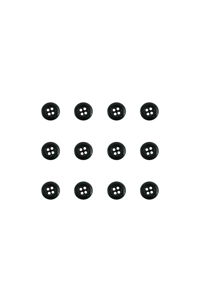 

GC-008 WWII German Black Resin Dish buttons 11mm (12 PCS)