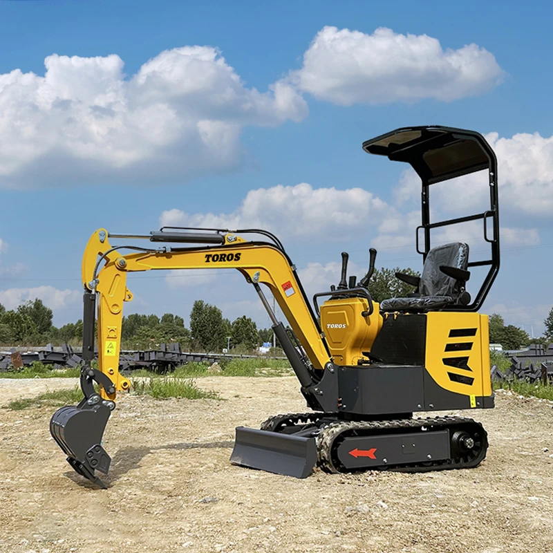 China Factory Diesel/Gasoline 1Ton Mini Excavator 1000KG Small Digger Customizable EPA/EURO5 Hydraulic Crawler Micro Excavator