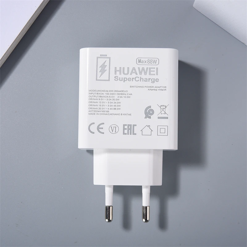 Huawei Fast Charger EU/US Max 88W SuperCharge PD/QC Quick