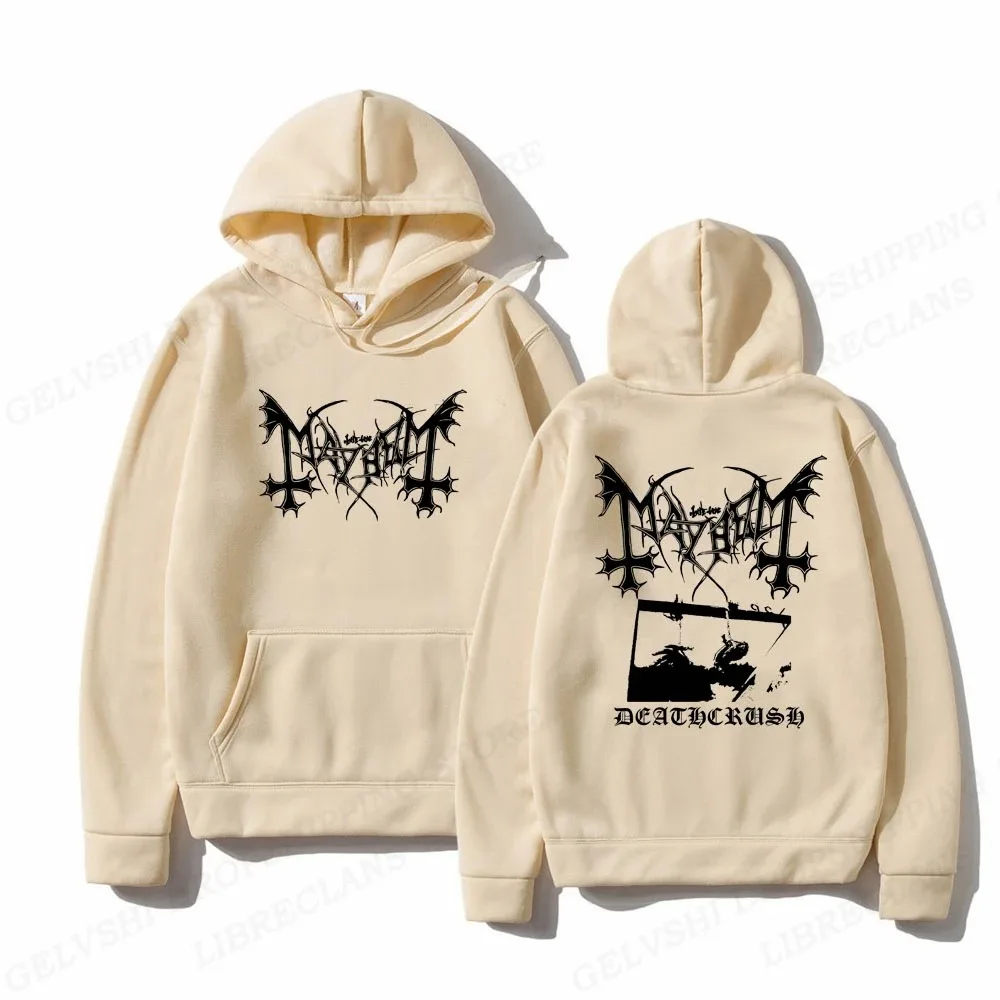 

Mayhem Deathcrush Hoodie Men Fashion Hoodies Graphics Long Sleeve Pullover Album Hoodie Women Sweats Oversized Clothes Rapper
