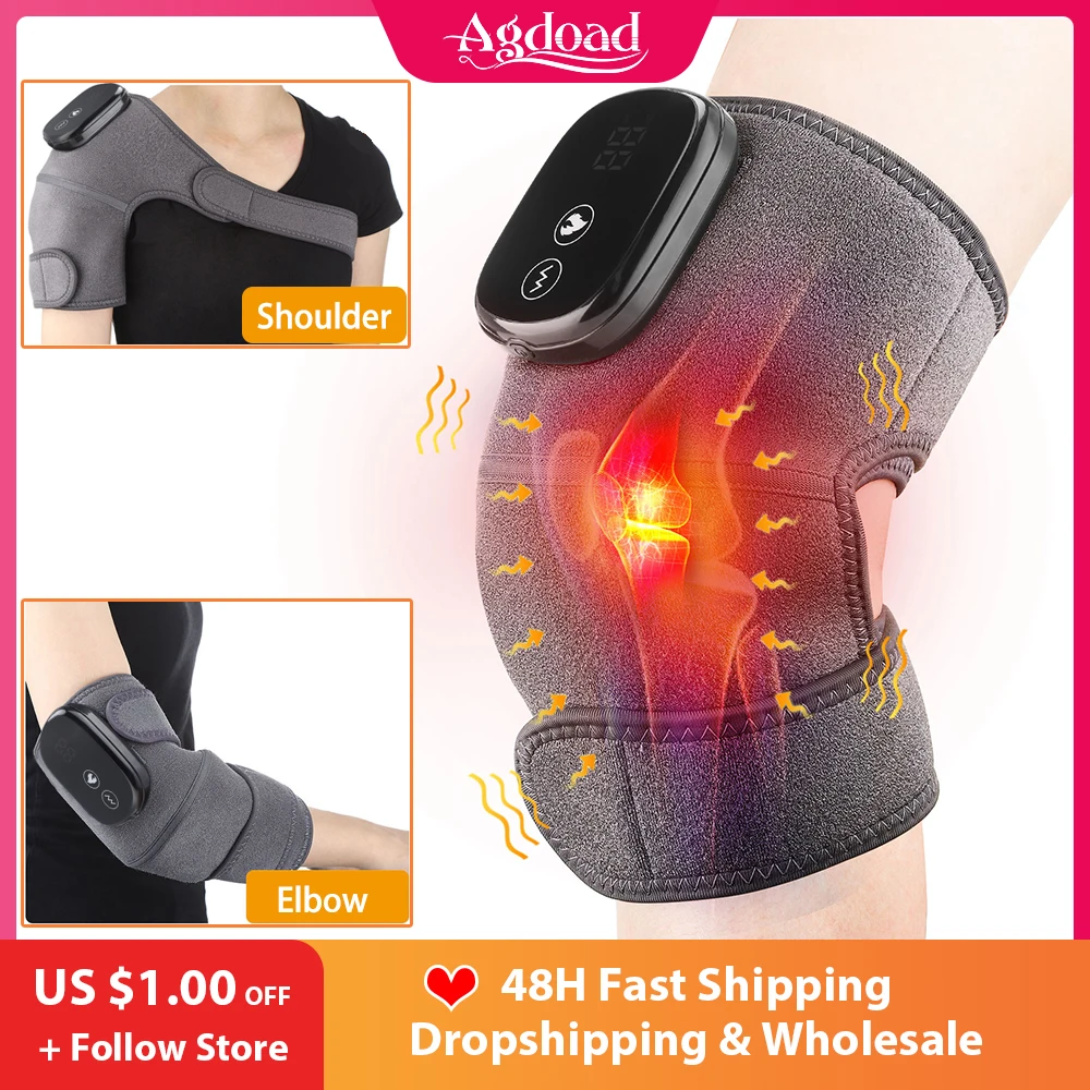 Far Infrared Electric Heating Knee Brace Support for Arthritis Joint