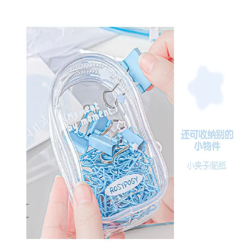 Office Supplies Set 4Style 1Pc/bag Efficiency Tool Set jelly feel handbook tools stationery seven pieces set blind box organizer bag
