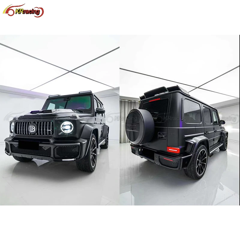 Upgrade Brabu B800 Dry Carbon Fiber Body Kit Cappuccio Con Materiale Pp Per Mercedes Benz Classe G W464 Amg G63 Brabu Kit 2019-2024