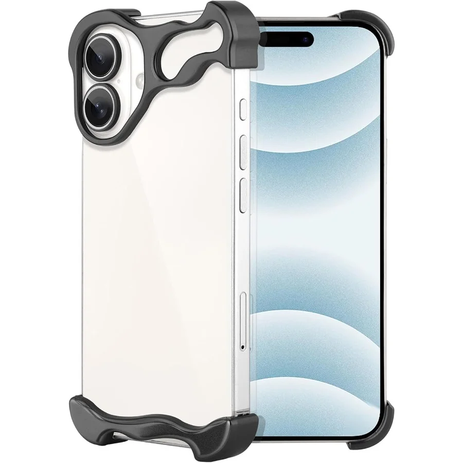 Sleek Metallic Dropproof Tough Cover with Lens Protection