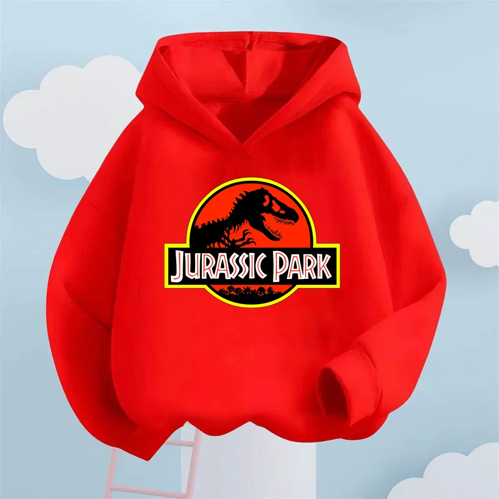 Prehistoric Cool Style! Jurassic Park Dinosaur Kids' Hoodie, Taking Children to the Thrilling Dinosaur World 4