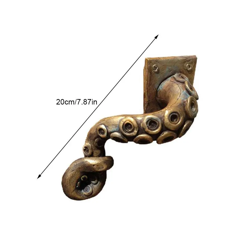 Vintage Octopus Door Knob Animal Style Outdoor Hook Furniture Drawer Bar Pulls Handle Hardware Ancient Cabinet Shake Handshandle