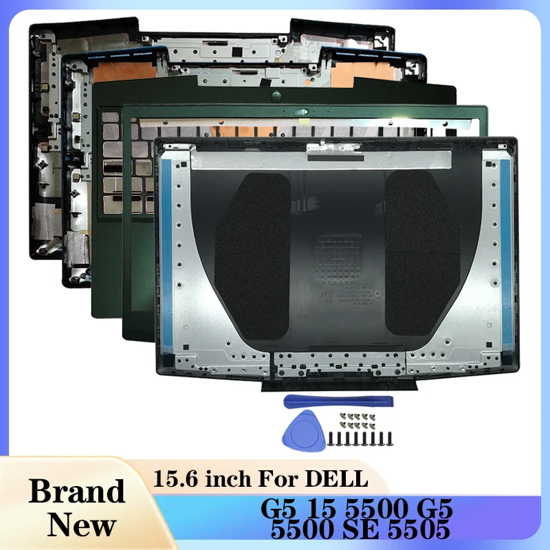 Nuovo Per Dell Gaming G5 15 5500 G5 5500 Se 5505 Custodia Per Computer 0Fycy8 Cover Posteriore Lcd Per Laptop/Cornice Frontale/Poggiapolsi/Custodia In