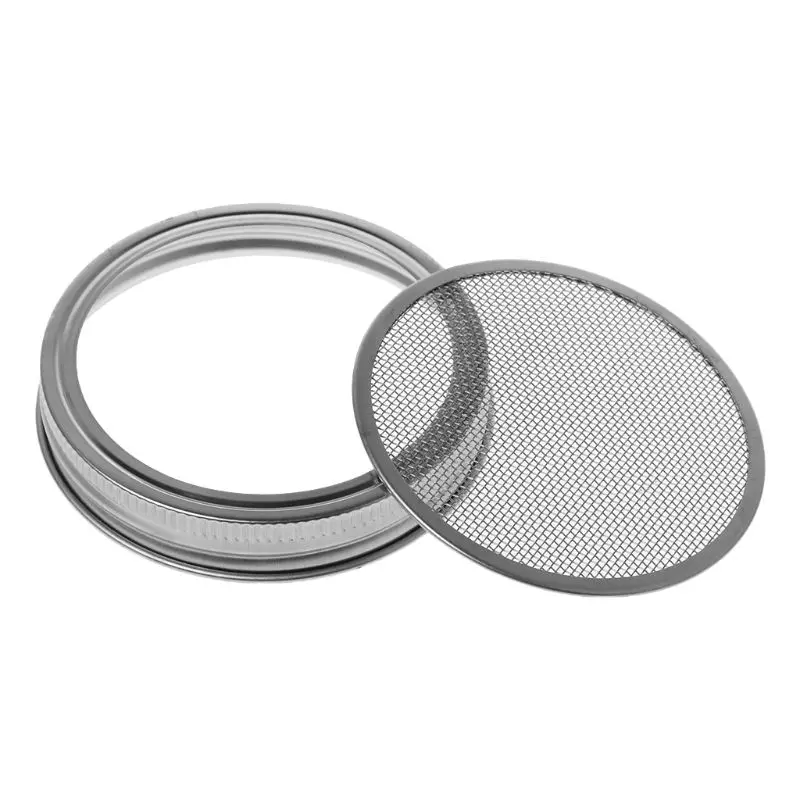 Stainless Steel Strainer Sprouting Lid For Wide Mouth Canning Jars