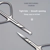New Butterfly Shape Eyebrow Scissors Curved Blade Cuticle Scissors Professional Stainless Steel Manicure Trimmer Hair Remover To 5