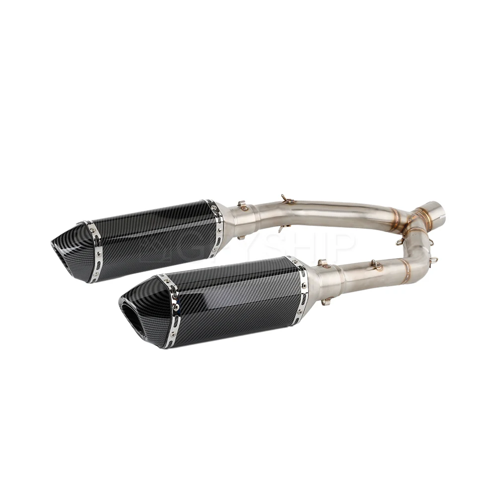 

For Yamaha XT 660 2008-2017 Tenere 660 XT660Z XT660 Escape Slip-on Motorcycle Exhaust Muffler With Mid Link Pipe System