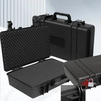 1pc Toolbox Rectangular Outdoor Monitoring Equipment Dampproof Protective Plastic Case Photographic Equipment Storage Box 1