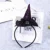 Halloween Witch Hat Tip Hat Hairbands Funny Pumpkin Party Bow Tie Hair Hoop Classic Spider Web Hair Band Kids Festival Headdress 30