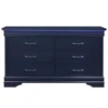CHARLSTON BLUE DRESSER WITH LED 1