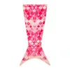 New Flannel Mermaid Blanket Sleeping Blanket Adult Children Universal Mermaid Tail Blanket Children Sleeping Bag Shooting Props 6