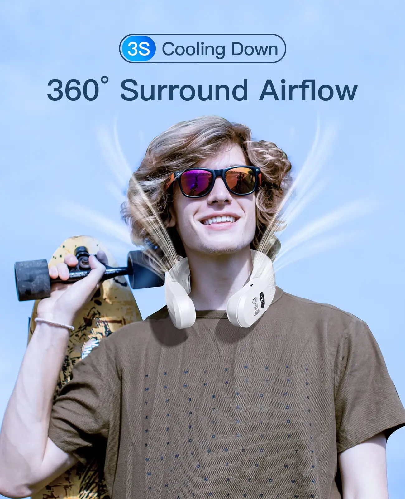 2025 New Wearable Air Conditioner USB Rechargeable Portable 3 Refrigeration Hanging Neck Fan Mute 6000mAh Outdoor Summer Cooler 6 2025 New Wearable Air Conditioner USB Rechargeable Portable 3 Refrigeration Hanging Neck Fan Mute 6000mAh Outdoor Summer Cooler 6