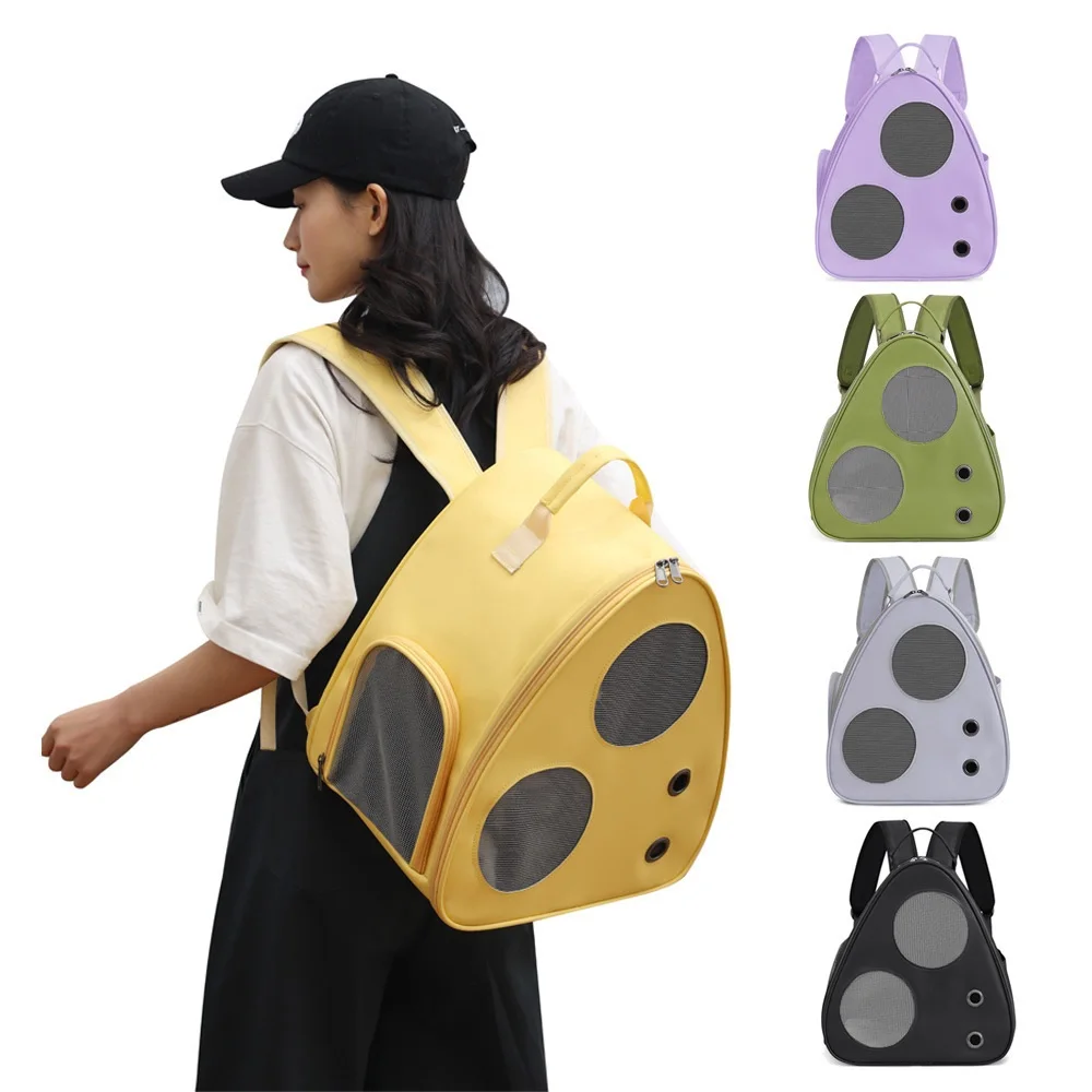 

Pet Products Creative Pet Bag Outdoor Travel Cat Backpack Breathable comfortable large capacity puppy triangle backpack