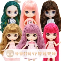 ICY DBS Blyth Doll Joint Body 30CM BJD Toy White Shiny Face and frosted Face with Extra Hands AB and Panel 1/6 DIY Fashion Doll 1
