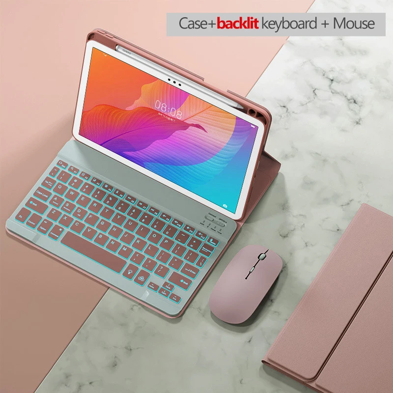 

Клавиатура и мышь для iPad Pro 11 2018 2020 10,2, беспроводная клавиатура с подсветкой для iPad Air 4 Air 3 10,5 Pro