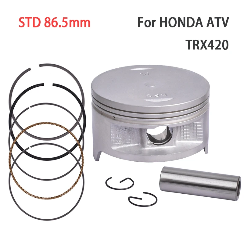 86.5mm Piston Rings Set For HONDA TRX420 FA/FE/FM/FP/TE/TM Rancher ...
