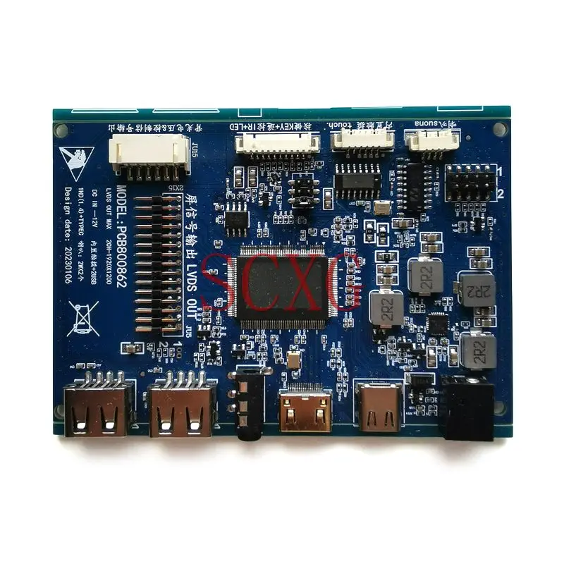 HT140WXB Ʈ  PCB 862 ̹ Ʈѷ  ŰƮ, DIY 40  LVDS ̴ HDMI ȣȯ, 1366x768, 14 ġ TYPE-C 2-USB