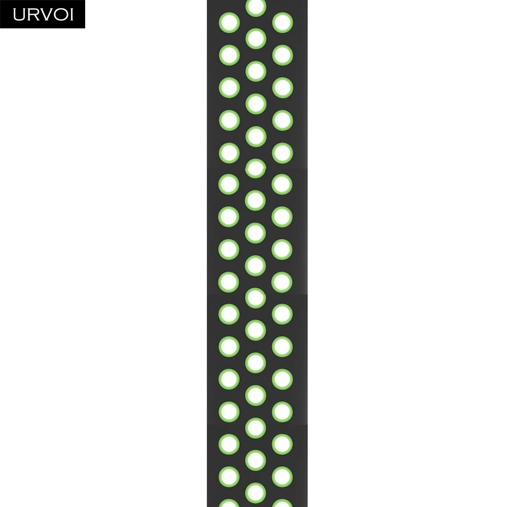 URVOI Sport Band - Double Color Silicone with Breathable Holes