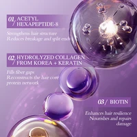 Masque capillaire à la kératine magique 5 secondes réparation dommages crépus doux lisse brillant cheveux hydrater en profondeur traitement des cheveux réparation masque de soin des cheveux 6