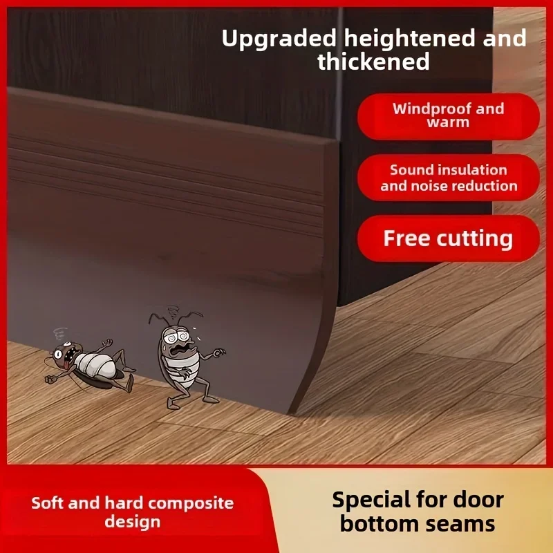 Premium Self-Adhesive Silicone Door Seal – Soundproof, Windproof & Dustproof Solution