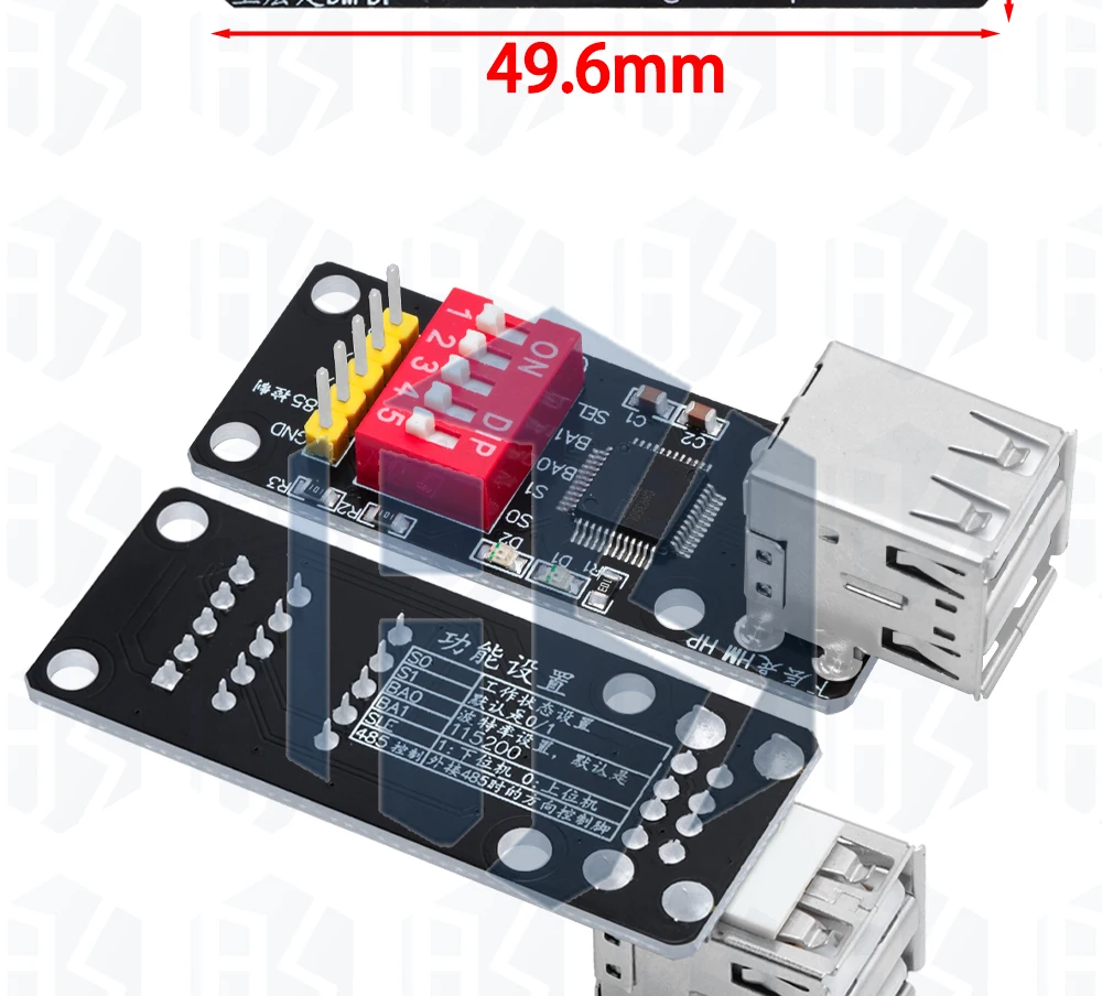 Ch9350 Modul HID Tastatur-Maus zu Serieller Schnittstelle Virtuelle Tastatur Scanning Gun zu Serieller Schnittstelle KVM – Detail 14