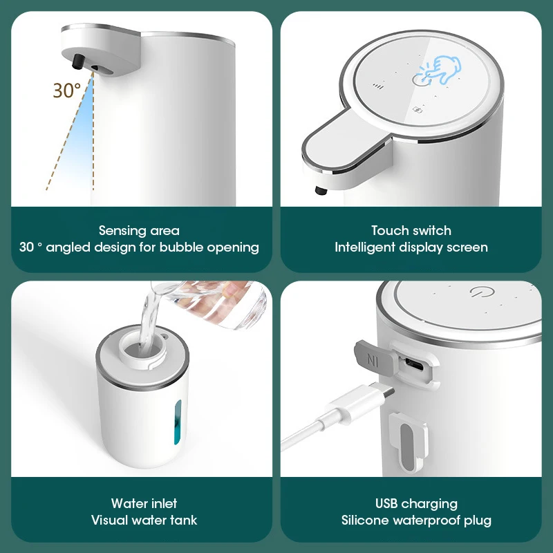 Soap Dispenser Cleaning Foam Machine Touchless Sensor