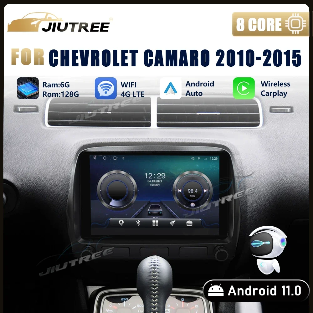 

128GB Car Radio DVD Player GPS Navigation Head Unit For Chevrolet Camaro 2010 2011 2012 2013 2014 2015 2 Din Car Stereo Receiver