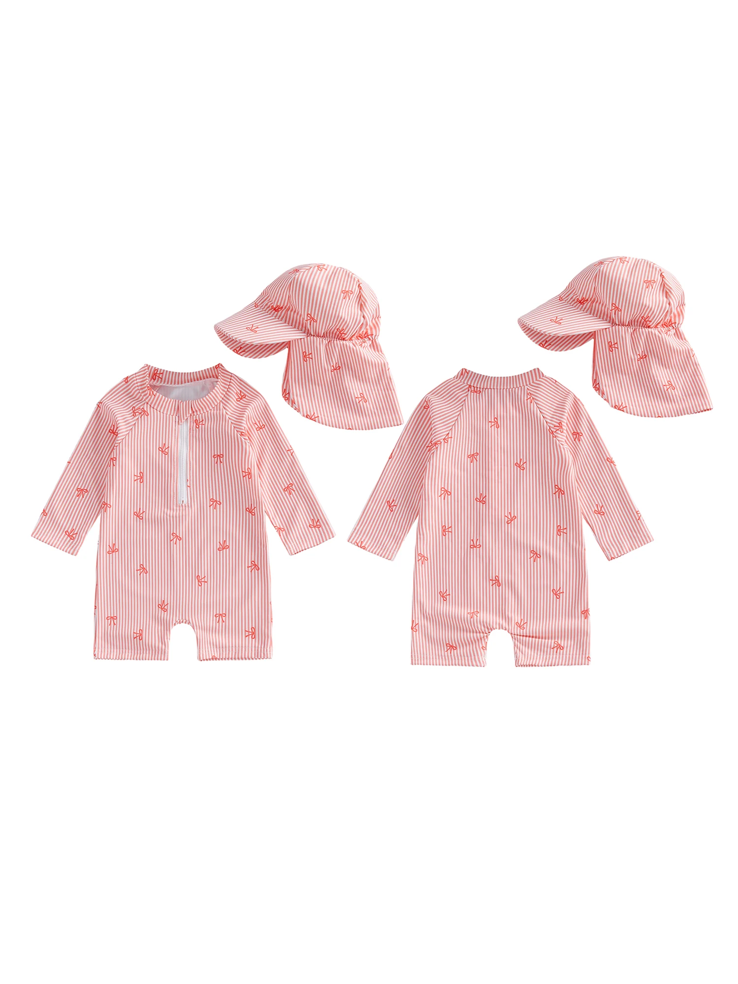 Toddler Girl Floral Swimsuit Set 1