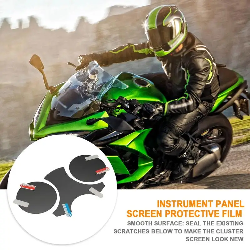 Anti Scratch Motorcycle Speedometer Sticker Dashboard Film Protector Decals For Z900RS Z900RS Cafe 18-20 With Tool