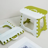 Plastic Folding Small Stool Portable Thickened Household Space-saving Outdoor Fishing Bench Horse Chair Lightweight Shrink 1