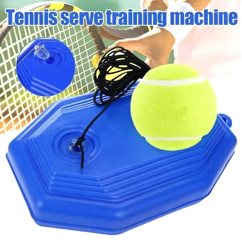 Portable Solo Tennis Trainer Rebound Tennis Ball With String Rope Self Practice Training Tool For Adults Kids Beginners
