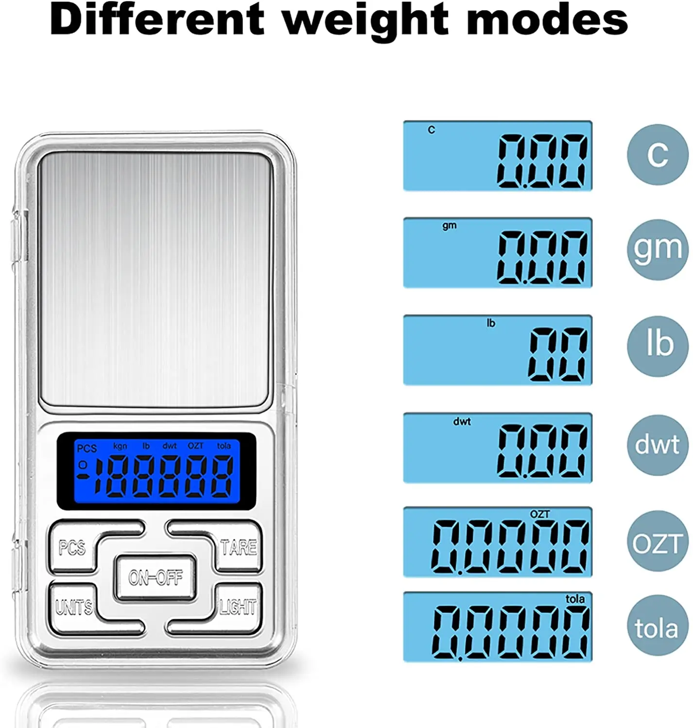 STOBOK 1pc Mini Gram Scale Weigh Gram Scale Mini Food Scale Mini