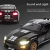 1/32 Ford Mustang Shelby GT500 Alloy Sports Car Model Diecast Metal Car Model Simulation Sound and Light Collection Kid Toy Gift 6