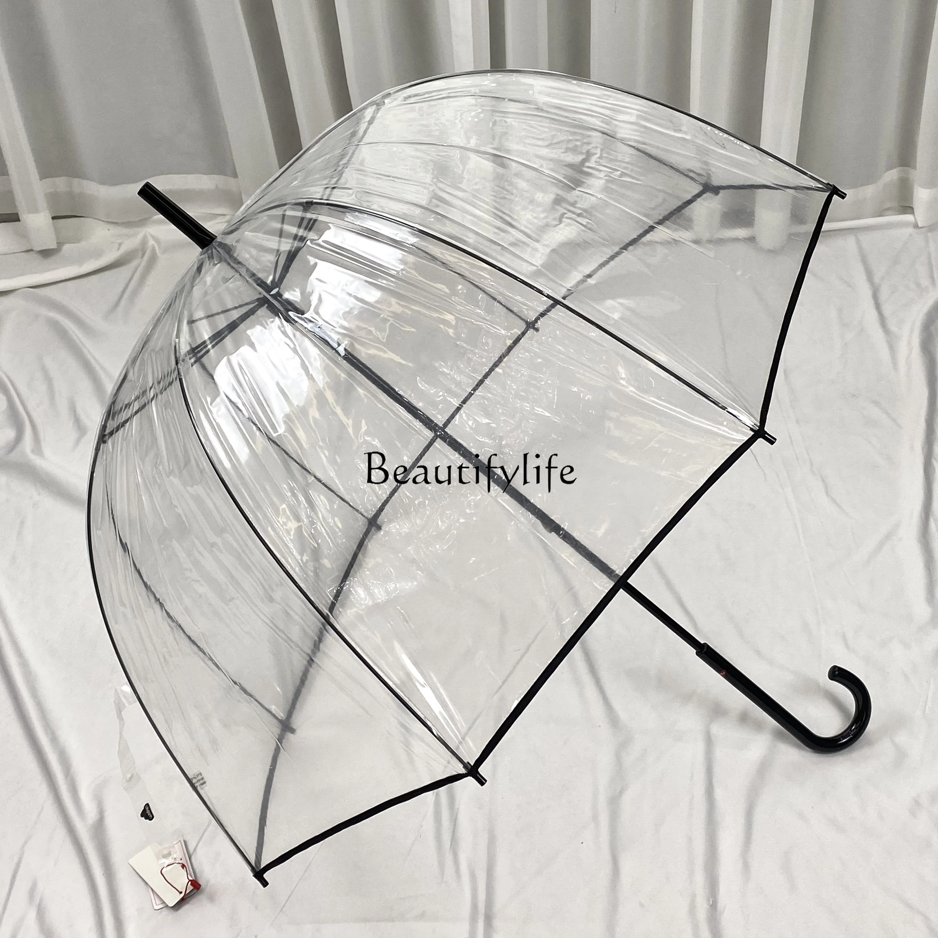 

Manual Temperament Arch Transparent Umbrella