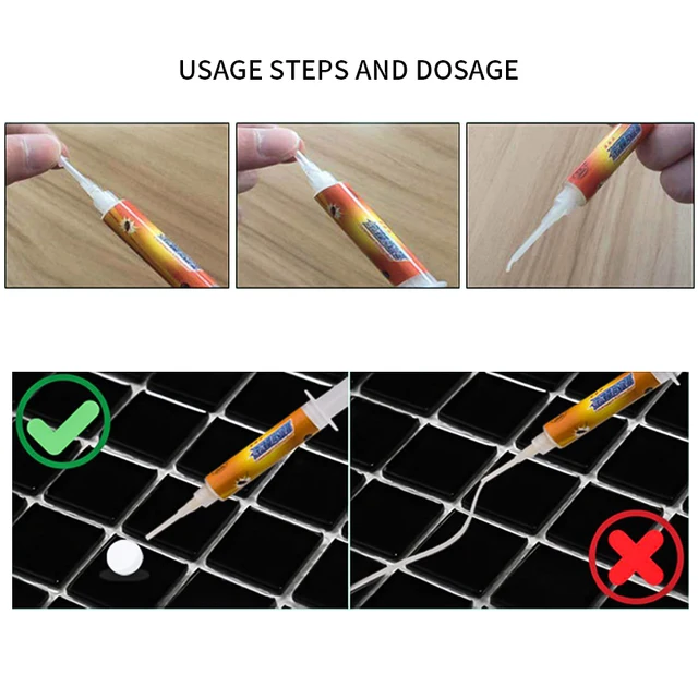 3Db Gélgyilkosság Rovar Gyilkos Anti Kártevő Hangya Rögzítés Biztonságos Hatékony, Erőteljes Csótánytaszító Csótány Csóvezérlés - Image 5