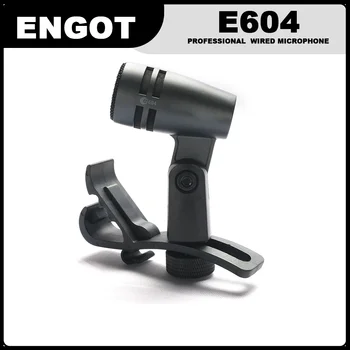 무료 배송 E604 E 604 Tom Snare E 시리즈 카디오이드 악기 드럼 마이크, 젠하이저 마이크 용 클립 암 마운트 포함