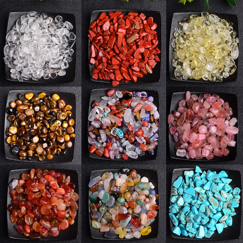50/100g Natürliche Steine Kies Kristalle Chip Quarz Mineralien Reiki Healing Fiel Achate Probe Edelsteine Hause Aquarium Dekor