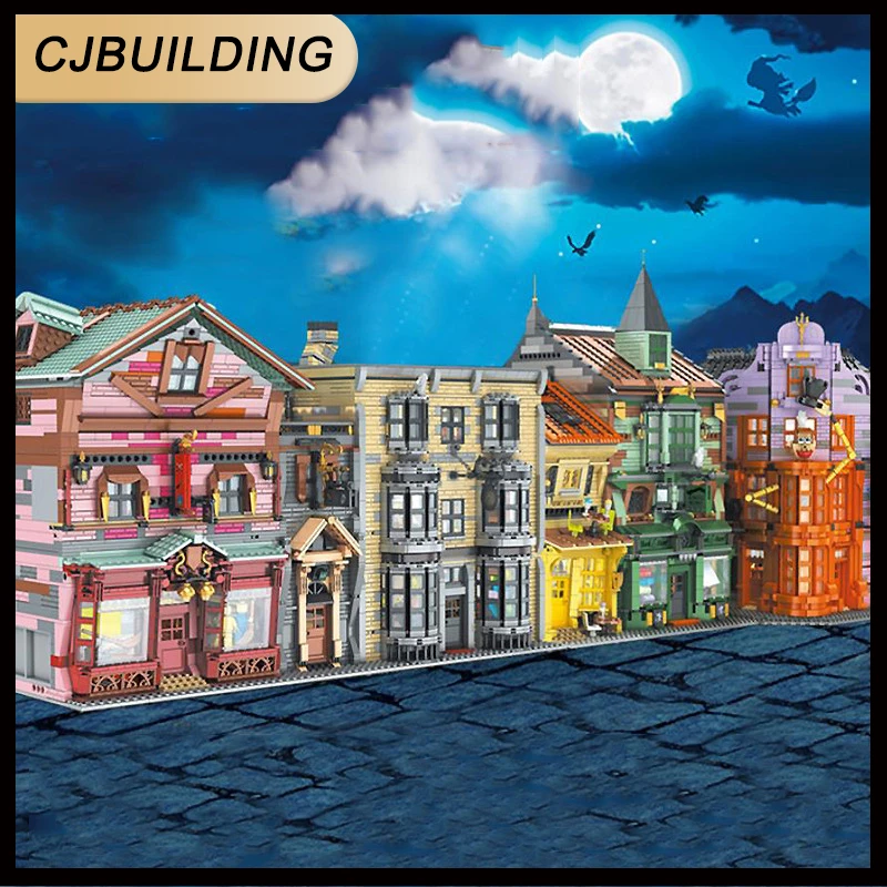 Mold King Movie Hp 16041 Building Blocks The Magic Joke Shop Model Assembly Bricks Toys 16038 16039 16040 Per Collector