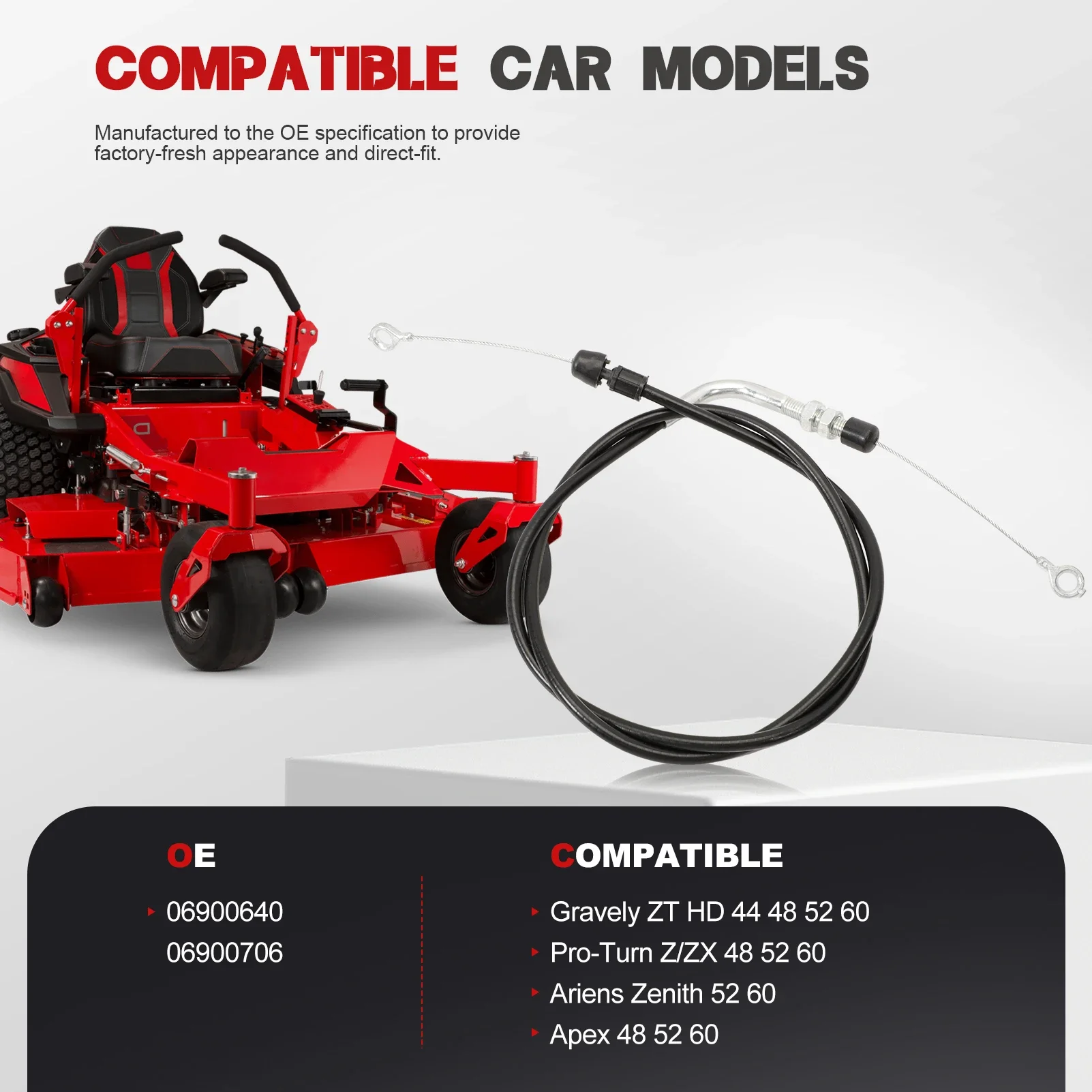 S 1966-70 Parking Brake Cable Left Rear U2013 National Mo-Parts