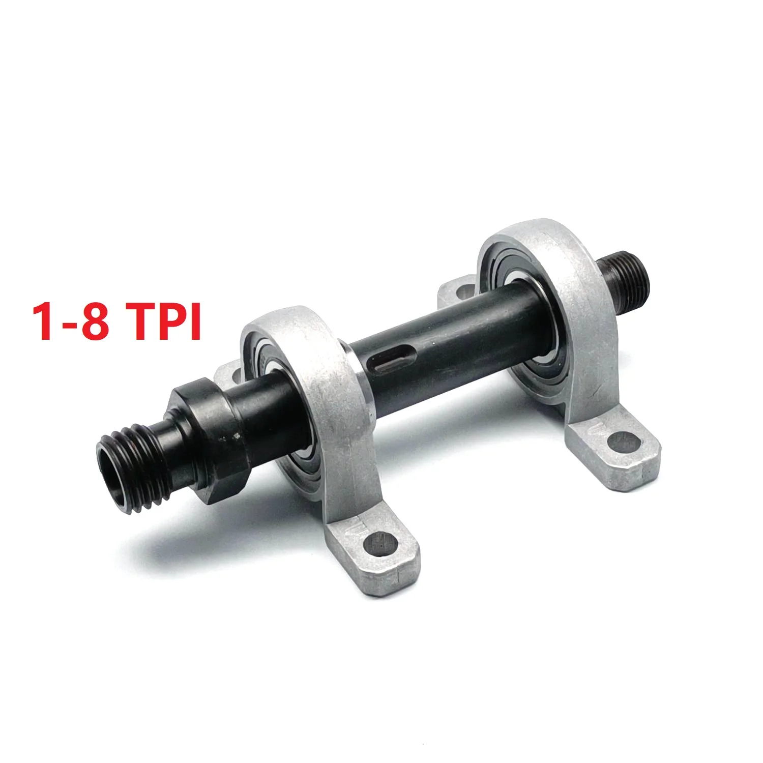 

Подшипник и вал шпинделя токарного станка для деревообработки 1-8 "x 8 tpi, DIY подходит для предотвращения ржавчины
