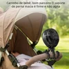 New 5200 mah multi-functional stroller Mini fan Portable USB charging small fan Mobile phone seat outdoor handheld Octopus fan 2