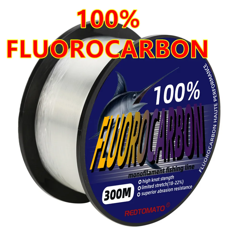 100% Fluorocarbon ผู้นําสายตกปลาญี่ปุ่นนําเข้าคาร์บอนไฟเบอร์ 0.12-0.48 มม.Monofilament Sinking Line ตกปลาทะเล 1