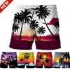 Coconut Tree Hawaiian Beach Shorts 3D Printing Summer Men's Casual Swimming Shorts High Elastic Quick Dry Swim Trunks 1