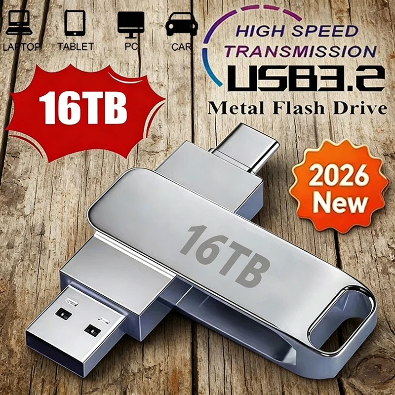 Unidad USB para Xiaomi de 16 TB, Pendrive Metálico Tipo-C, Memoria USB 3.2, Unidades USB de 512 GB de Alta Velocidad, Resistentes al Agua, Unidades Flash de 256 GB 1 Unidad USB para Xiaomi de 16 TB, Pendrive Metálico Tipo-C, Memoria USB 3.2, Unidades USB de 512 GB de Alta Velocidad, Resistentes al Agua, Unidades Flash de 256 GB 1